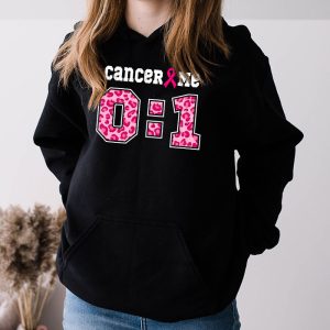 Cancer 0 Me 1 Shirt Breast Cancer Awareness Survivor Gift Hoodie 3 4