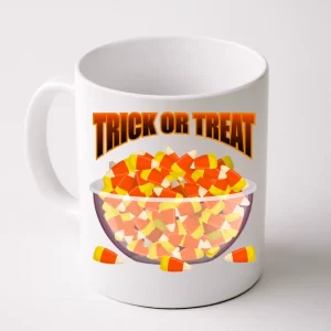 Candy Corn Trick Or Treat Halloween Coffee Mug