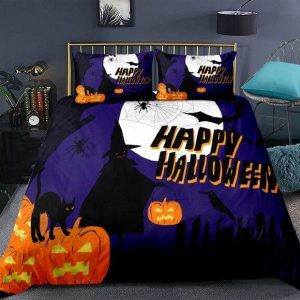 Cartoon Halloween Bedding Set Bedroom Decor