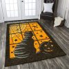 Cat Halloween Rug Carpet Floor Decor
