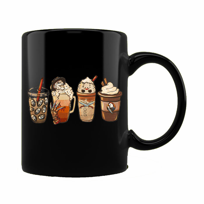 Ceramic Novelty Coffee Mug Funny Spooky Halloween Mug Horror Movie And Coffee Spooky Halloween Season Coffee Lover
