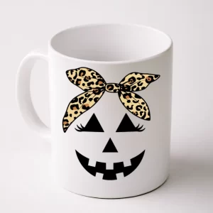 Cheetah Pumpkin Cute Halloween Coffee Mug