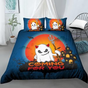 Coming For You Halloween Bedding Set Bedroom Decor