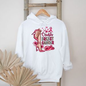 Crush Breast Cancer Bling Pink Ribbon awareness October Hoodie 5 1