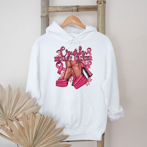 Crush Breast Cancer Bling Pink Ribbon awareness October Hoodie 5