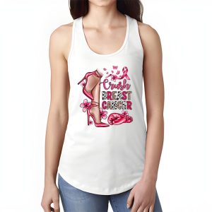 Crush Breast Cancer Bling Pink Ribbon awareness October Tank Top 1 1