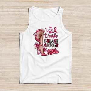 Pink Ribbon Breast Cancer Bling Pink Ribbon Awareness October Special Tank Top 2