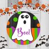 Cute Ghost Halloween Sign
