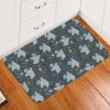 Cute Ghost Halloween Theme Doormat Welcome Mat