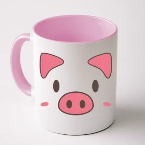 Cute Piggy Face Halloween Costume Coffee Mug