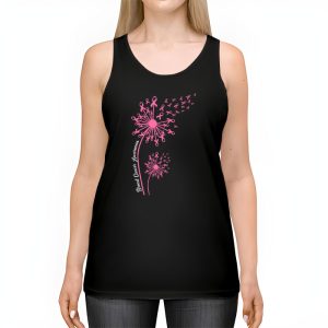 Dandelion Breast Cancer Awareness Pink Ribbon Support Gift Tank Top 2 1