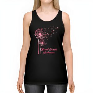 Dandelion Breast Cancer Awareness Pink Ribbon Support Gift Tank Top 2 2