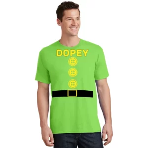 Dopey Dwarf Halloween Costume Unisex T Shirt For Adult Kids 1
