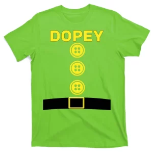 Dopey Dwarf Halloween Costume Unisex T-Shirt For Adult Kids