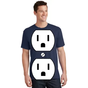 Electrial Outlet Plug Costume Unisex T-Shirt For Adult Kids 1 Electrial Outlet Plug Costume Unisex T Shirt For Adult Kids 1