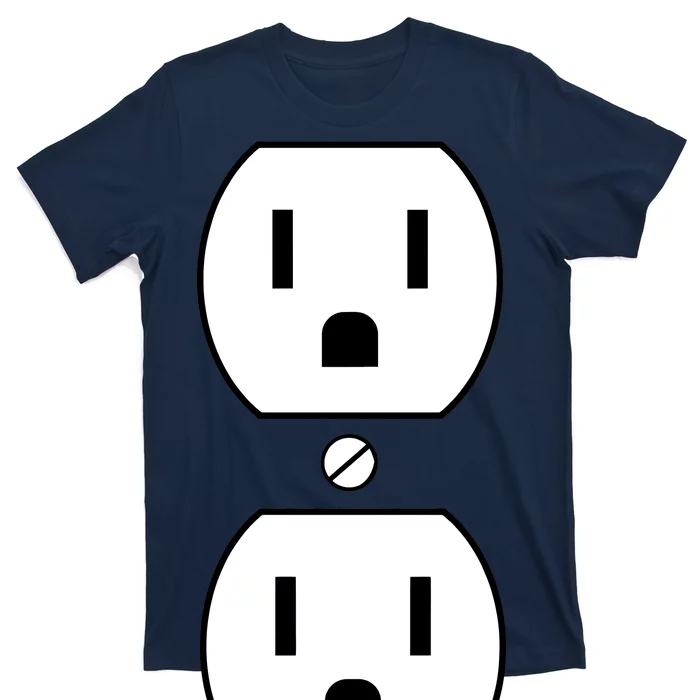 Electrial-Outlet-Plug-Costume-Unisex-T-Shirt-For-Adult-Kids Electrial Outlet Plug Costume Unisex T-Shirt For Adult Kids