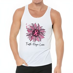 Faith Hope Love Pink Ribbon Breast Cancer Awareness Tank Top 3