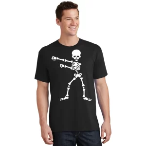 Flossing Skeleton Unisex T Shirt For Adult Kids 1