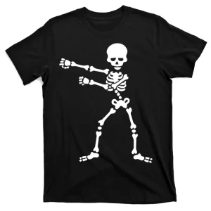 Flossing Skeleton Unisex T-Shirt For Adult Kids