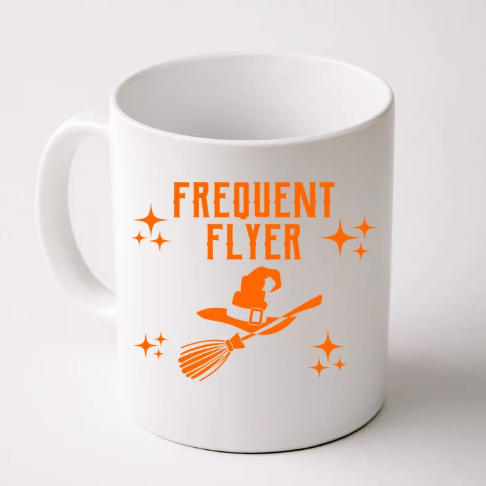 Frequent-Flyer-Funny-Witch-Halloween-Coffee-Mug Frequent Flyer Funny Witch Halloween Coffee Mug