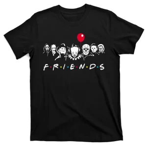 Friends Halloween Horror Unisex T-Shirt For Adult Kids