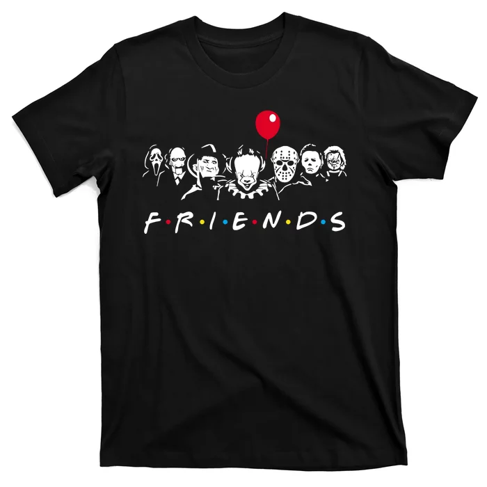 Friends-Halloween-Horror-Unisex-T-Shirt-For-Adult-Kids Friends Halloween Horror Unisex T-Shirt For Adult Kids