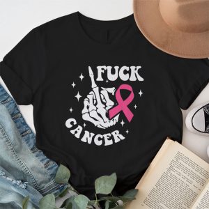 Fuck Cancer Tshirt For Breast Cancer Awareness T Shirt 1 1