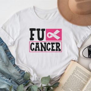 Fuck Cancer Tshirt For Breast Cancer Awareness T Shirt 1