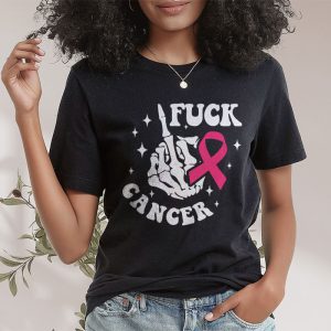 Fuck Cancer Tshirt For Breast Cancer Awareness T Shirt 2 1