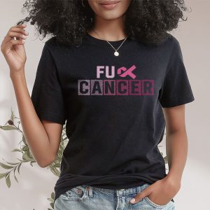 Fuck Cancer Tshirt For Breast Cancer Awareness T Shirt 2 3