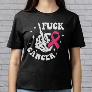 Fuck Cancer Tshirt For Breast Cancer Awareness T Shirt 3 1