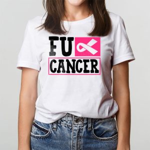 Fuck Cancer Tshirt For Breast Cancer Awareness T Shirt 3