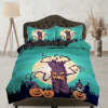 Full Moon Spooky Tree And Pumpkin Halloween Full Bedding & Pillowcase