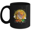 Funny Halloween Funny Skeleton Playing Guitar Pumpkin Boo Ceramic Mug