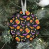 Gay Pride Halloween Pattern Ornament