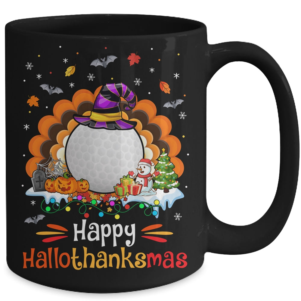 Golf-Halloween-Christmas-Thanksgiving-Hallothanksmas-Ceramic-Mug-3 Golf Halloween Christmas Thanksgiving Hallothanksmas Ceramic Mug 3