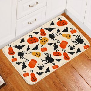 Halloween Adorned Doormat Welcome Mat