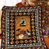 Halloween Bird Fleece Blanket