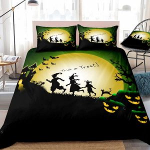 Halloween Black Bedding Set Bedroom Decor