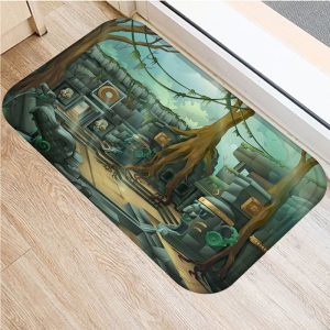 Halloween Horror Doormat Welcome Mat