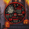 Halloween Menu Round Wood Sign