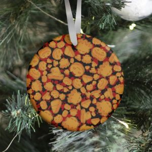 Halloween Nuggies Pattern Ornament