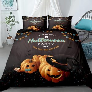 Halloween Party Bedding Set Bedroom Decor