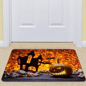 Halloween Pumpkin Doormat Welcome Mat