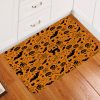 Halloween Theme Caramel Doormat Welcome Mat