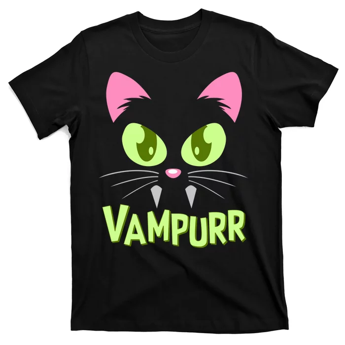 Halloween Vampurr Funny Cat Unisex T-Shirt For Adult Kids