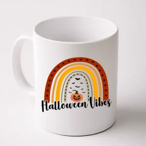 Halloween Vibes Spooky Rainbow Coffee Mug