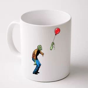 Halloween Zombie Balloon Funny Cut Off Arm Coffee Mug