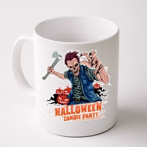 Halloween Zombie Party Pumpkin Patch Zombies Funny Coffee Mug