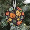 Happy Autumn Pumpkin Pattern Ornament